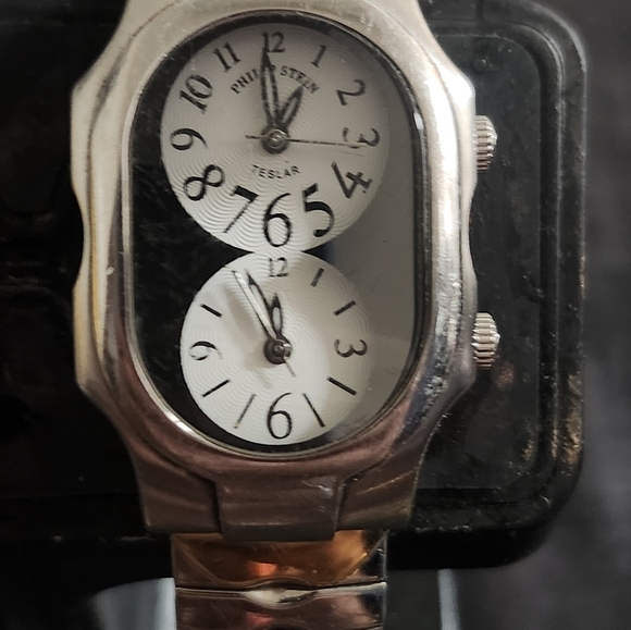 Rare vintage Philip Stein teslar dual time clock - Picture 11 of 11